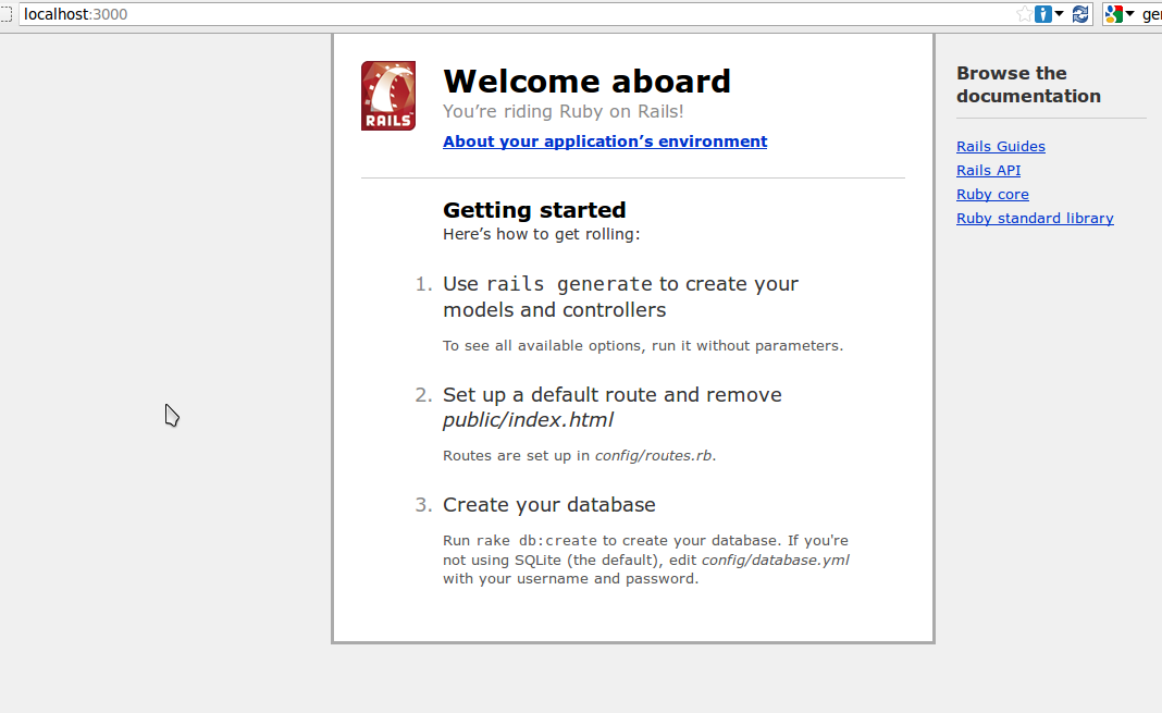 Get started app. Localhosts 3000. Старт рейл. Ruby on Rails code. Разница между create and generate.